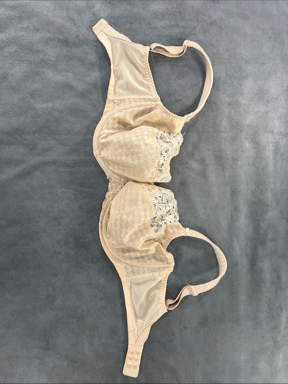 Panache Beige Lace Full-Cup Underwire Envy Bra 36FF - Picture 5 of 10
